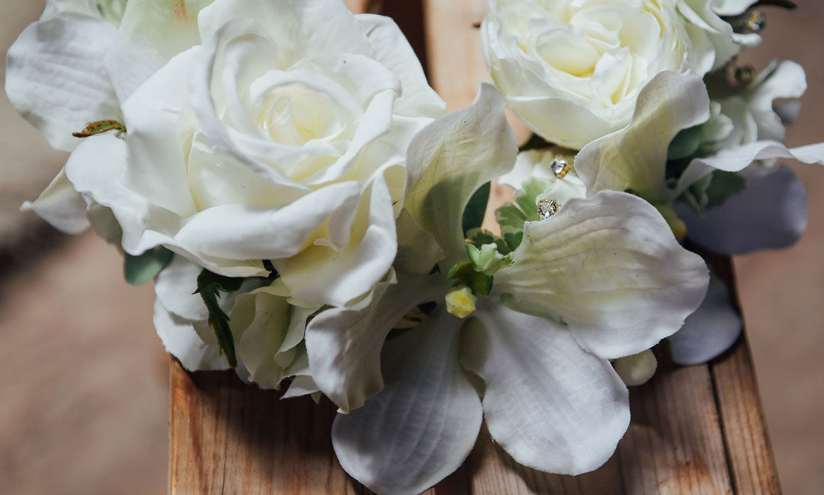 accessoire de tête fleur voile de mariée cérémonie ceremonie élégance blanc