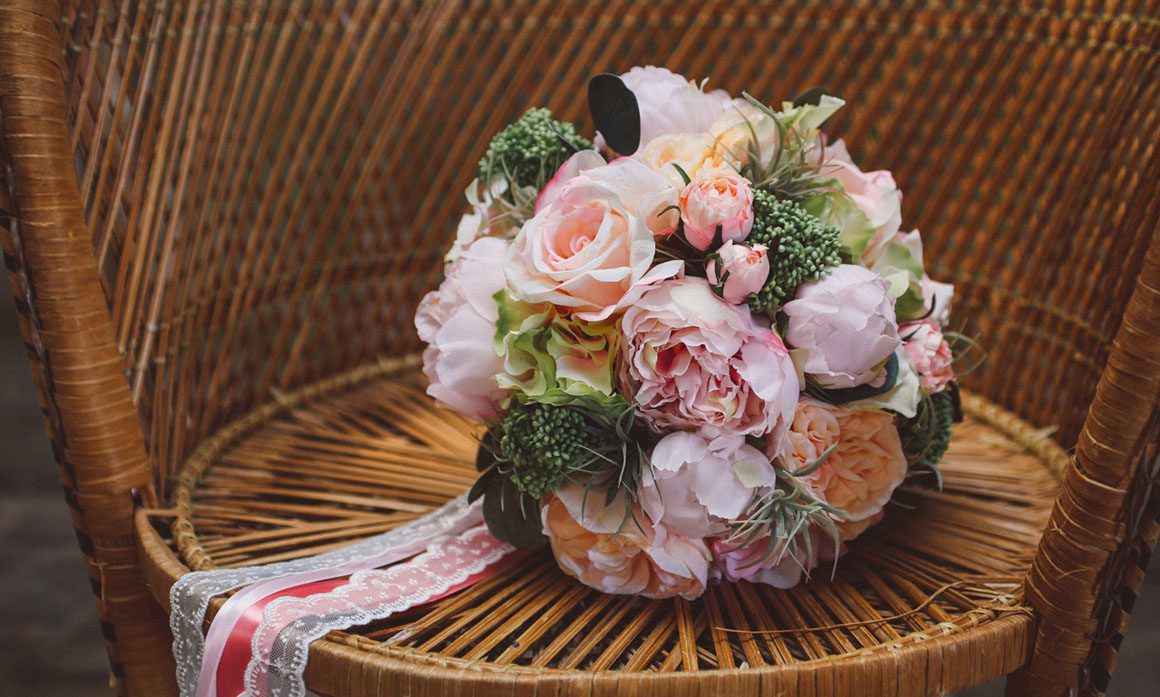 fleur artificielle haut de gamme création bouquet romantique creation fait-main