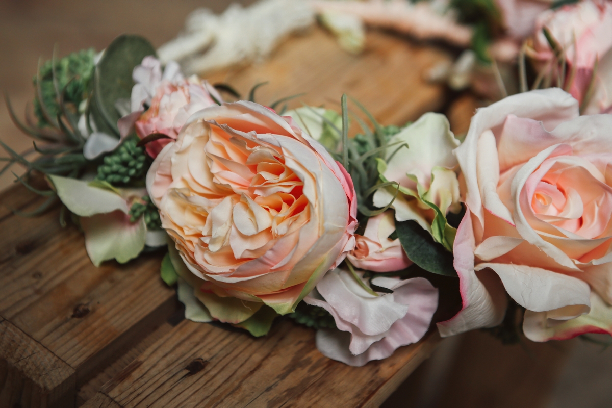 : accessoires de mariée fleurs artificielles haut de gamme colette bloom