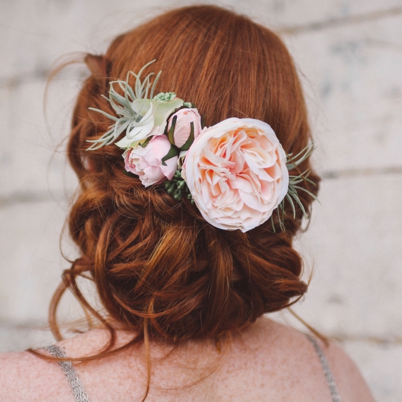 accessoire cheveux fleurs mariage luxe colette bloom