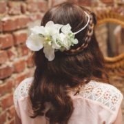 headband cérémonie petite fille blanc orchidée coiffure princesse fée