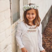accessoire cheveux enfant d’honneur cérémonie fleurs blanches communion